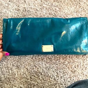 Clutch purse-teal
